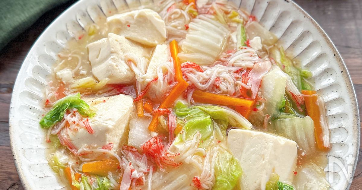 レシピくらぶ：ボリューム満点♪白菜入り麻婆豆腐丸美屋