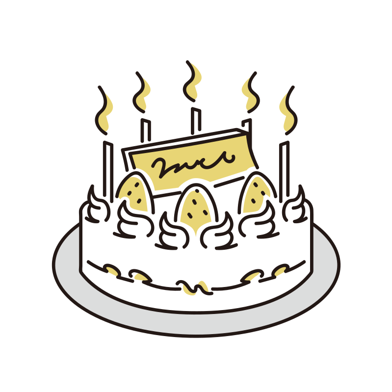 ホールケーキ 生クリームとチョコクリーム イラスト素材1116003- フォトライブラリ