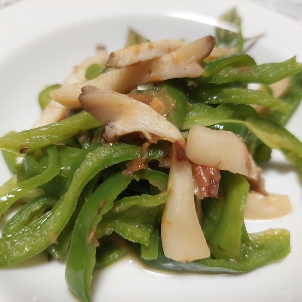 レンジで簡単！まるごとピーマンの煮浸し