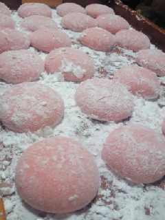 電子レンジで簡単海老餅