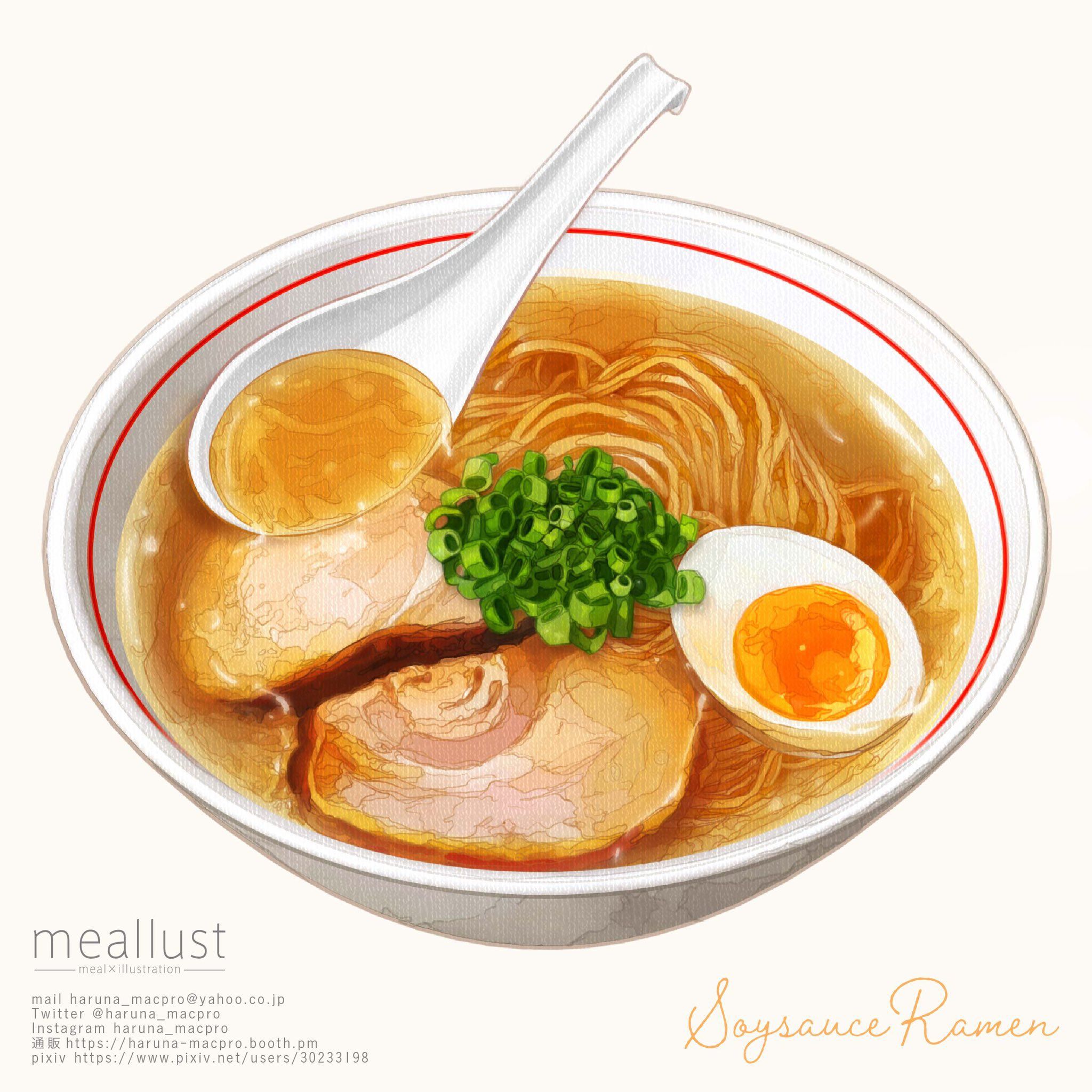 ステップ式で学ぶ！ラーメンの描き方メイキング講座いちあっぷ