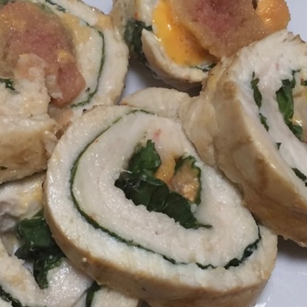 とろ～り明太鶏ロール、人参のデリラペeフレンズ ぱくぱく献立くん