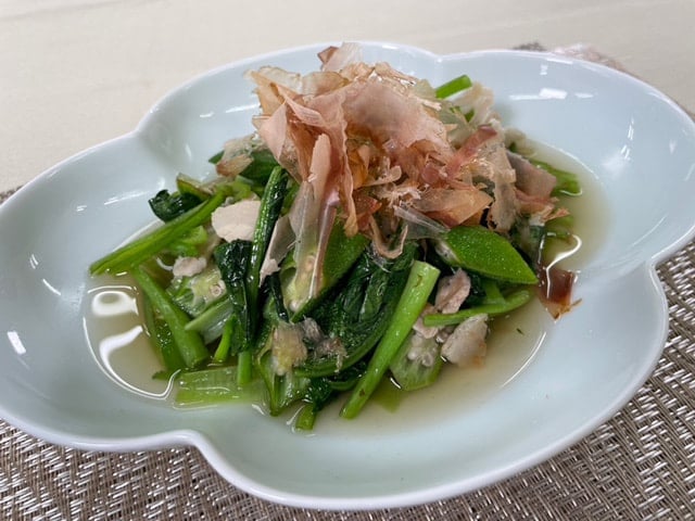 オクラと小松菜の焼き浸し 2023年8月20日放送- YouTube