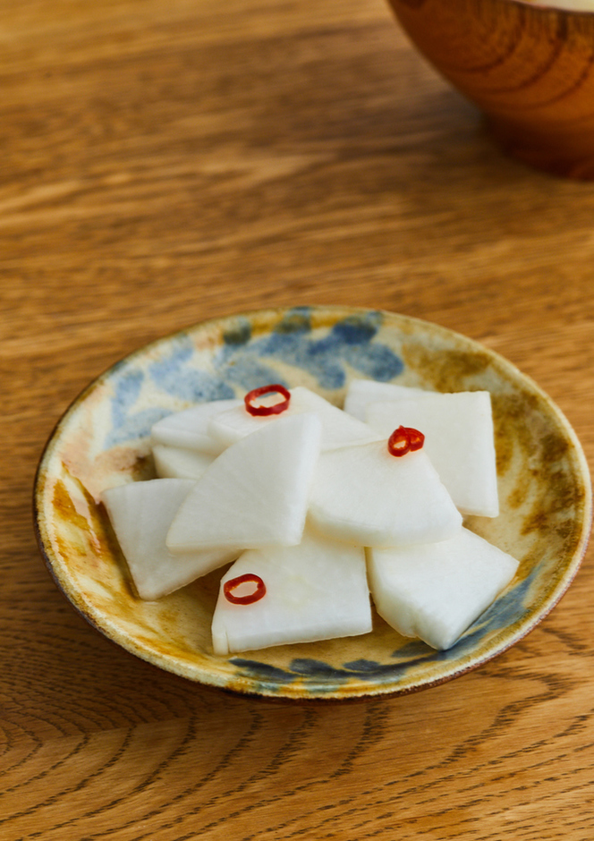 大根の甘酢漬け