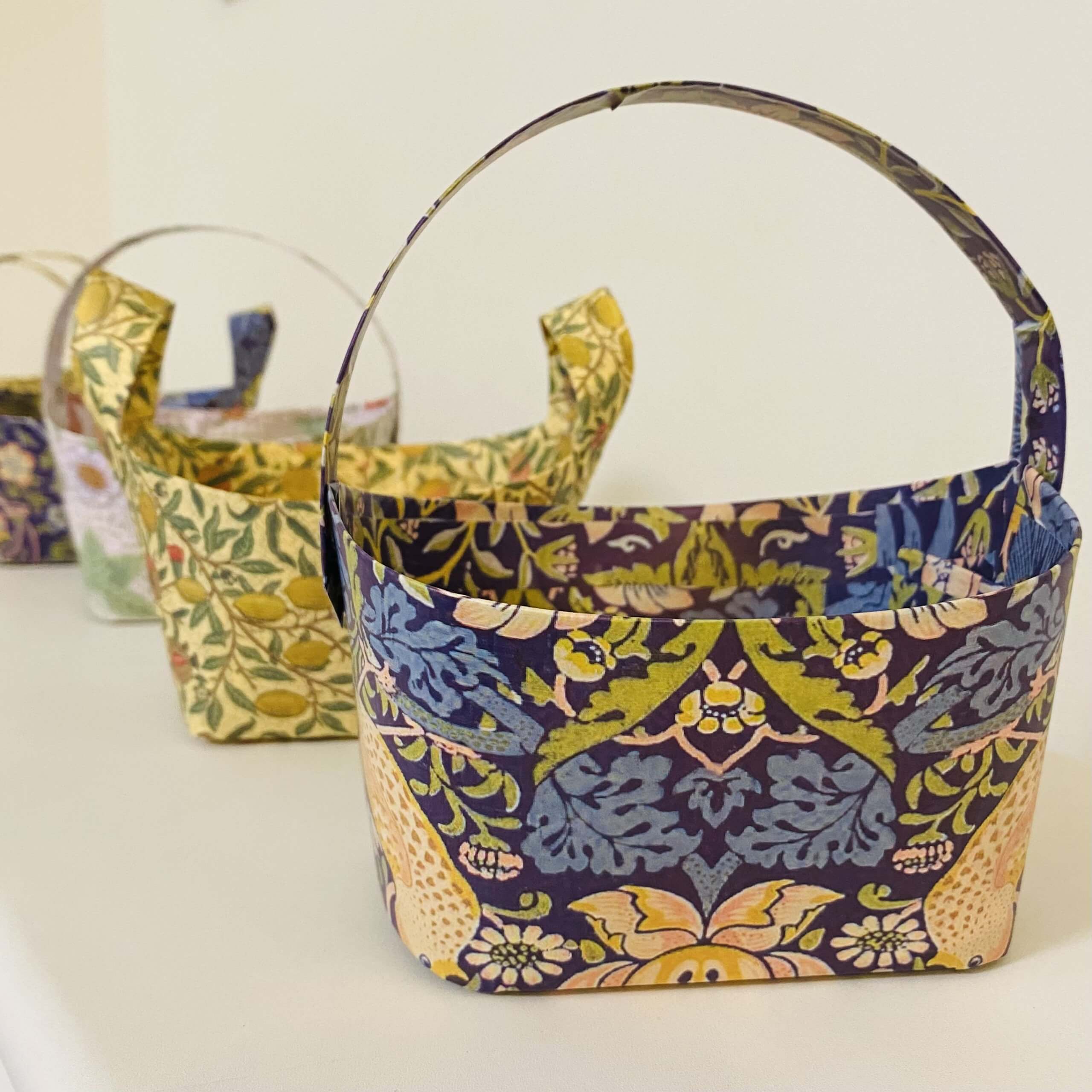 牛乳パックの編み籠 - つくるん広場