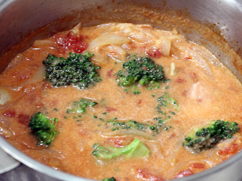 海老とブロッコリーのトマトクリームスープヤオコーレシピ by Cooking Support