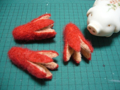 フェルトおままごと タコさんウインナーストラップIt was a fun day!! 多肉とフェルトと子育てと