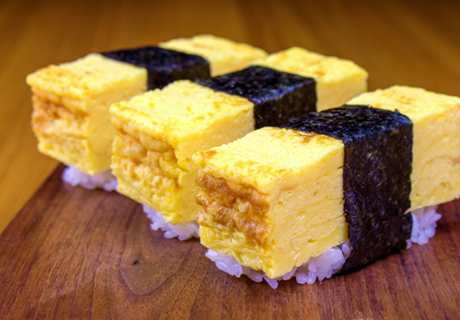 手巻き寿司の卵焼き♪