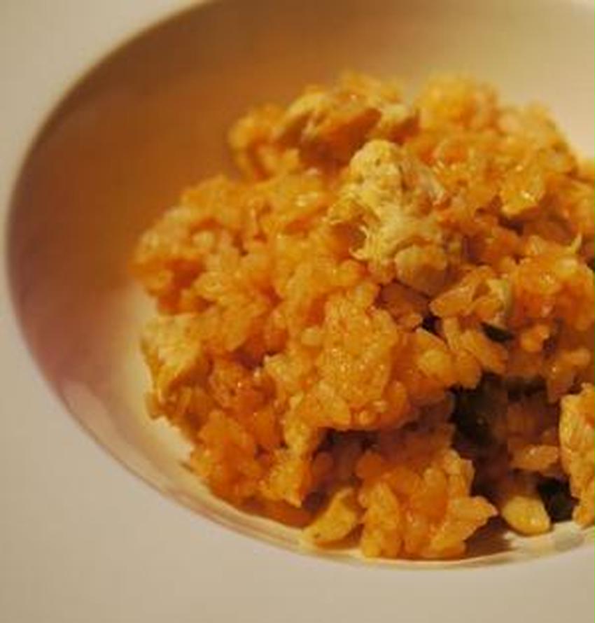 １歳レシピ 炊飯器でオムライス用のケチャップごはん埼玉県さいたま市浦和区・川口市 離乳食教室山田まりえ