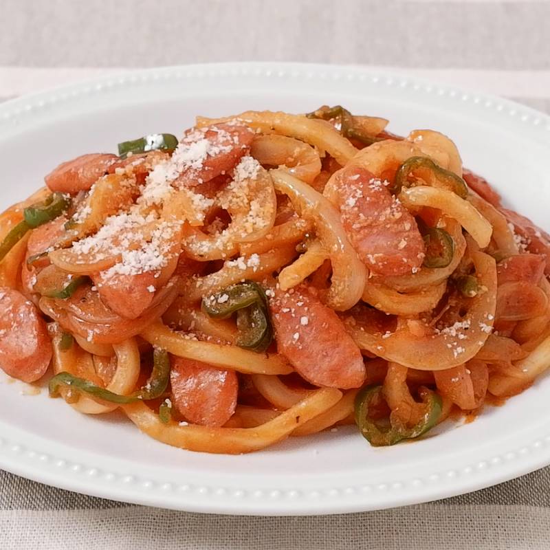 リュウジ・電子レンジで出来る簡単レシピ 超もちもち!!うどんナポリタン ナレーター鈴村健一- YouTube