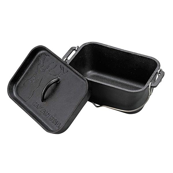 パール金属 アウトドア 角型ダッチオーブン キャプテンスタッグ CAPTAIN STAGダッチオーブン 万能鍋 ガス火 IH ガスOK IH対応: リビングート ヤフー店 - 通販 - Yahoo!ショッピング