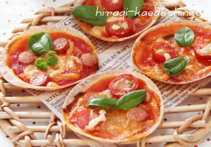 簡単！残ったピザ生地でモチモチおやつ