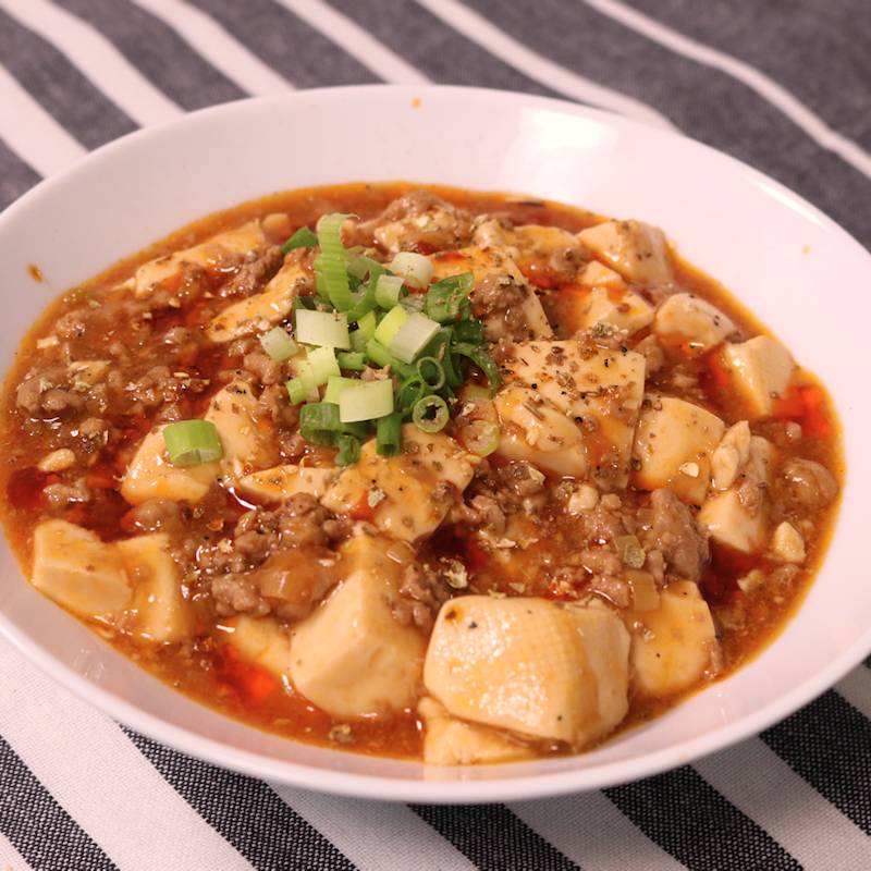 麻婆豆腐の素でアレンジ♪麻婆玉子