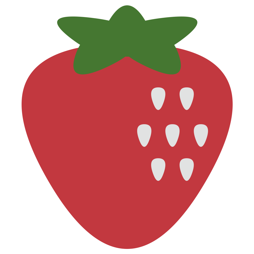 いちごの簡単イラストの描き方！ゆっくり解説