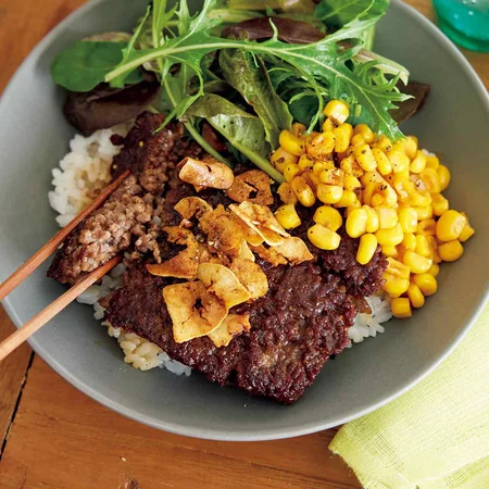 土佐あか牛ステーキガーリックライス 嶺北麻飯店official on X: 