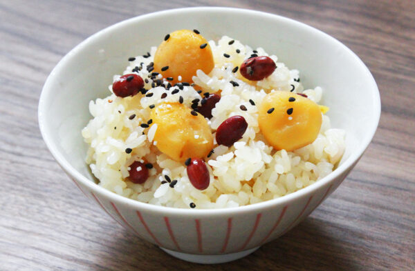 木のせいろで栗赤飯を作るKitchen Paradise