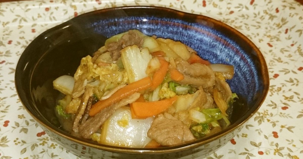 迷ったらこれ！白菜の黄金うま煮♪のレシピエバラ食品