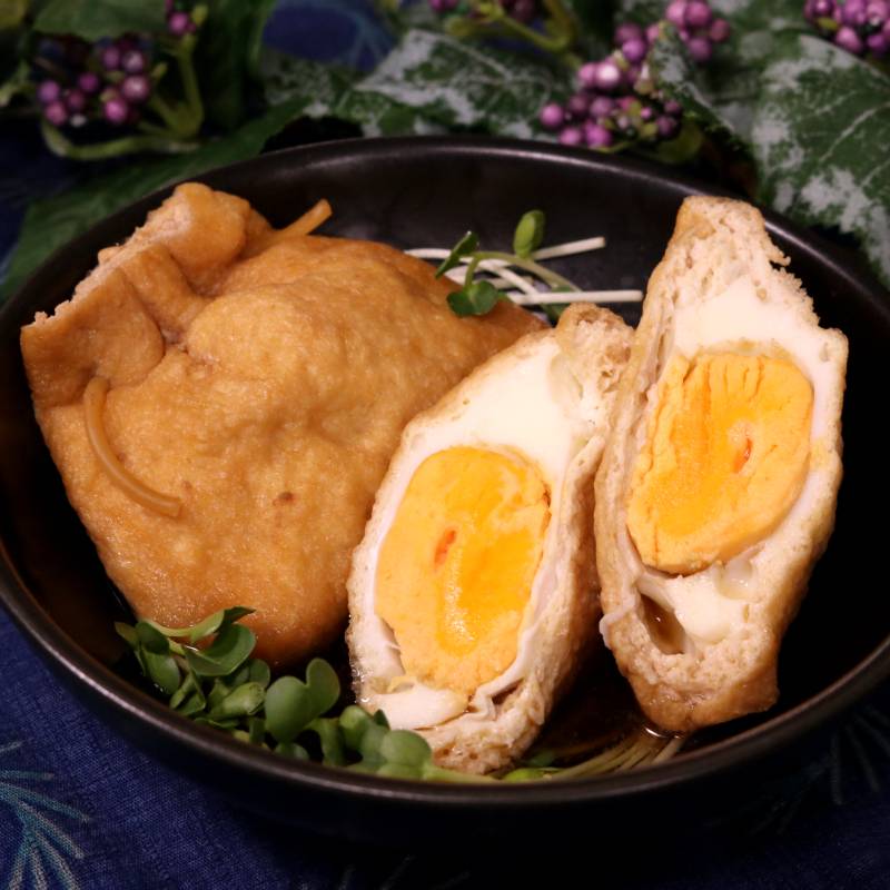 巾着卵のレンジ煮