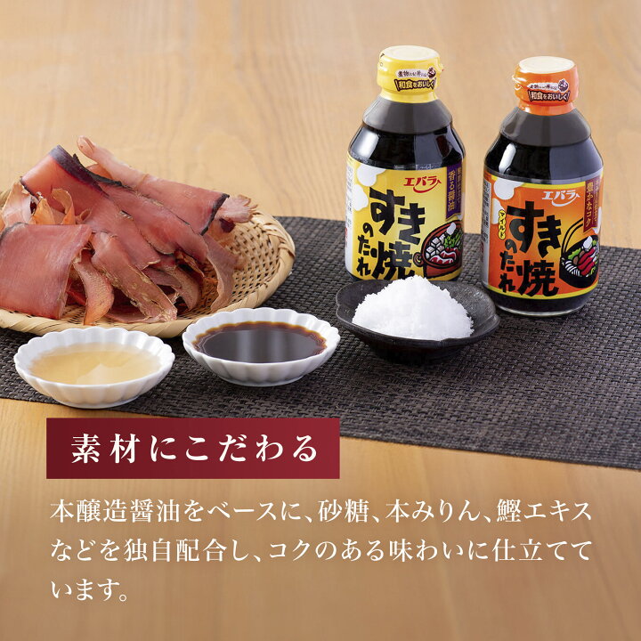 たれ：すき焼きのたれキッコーマン株式会社