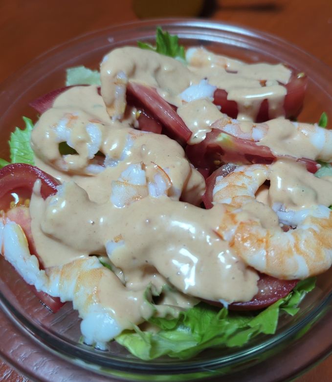 サイゼリヤ 小エビのサラダ 変わったTikTok