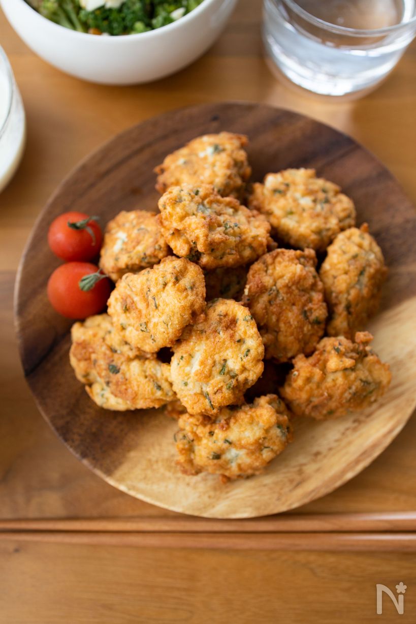 揚げない豆腐チキンナゲットレシピ♪卵なしパン粉なし！冷凍OKお弁当にも！カレー風味管理栄養士namiのレシピブログ