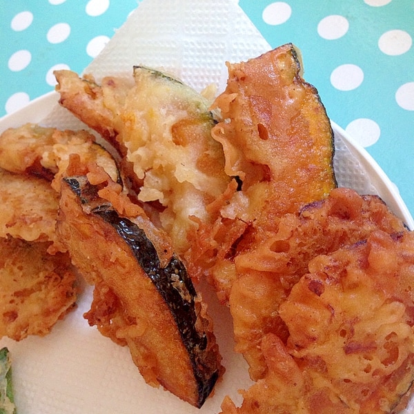 炭酸水で衣サクサク☆かぼちゃの天ぷら by jun©クックパッド簡単おいしいみんなのレシピが392万品