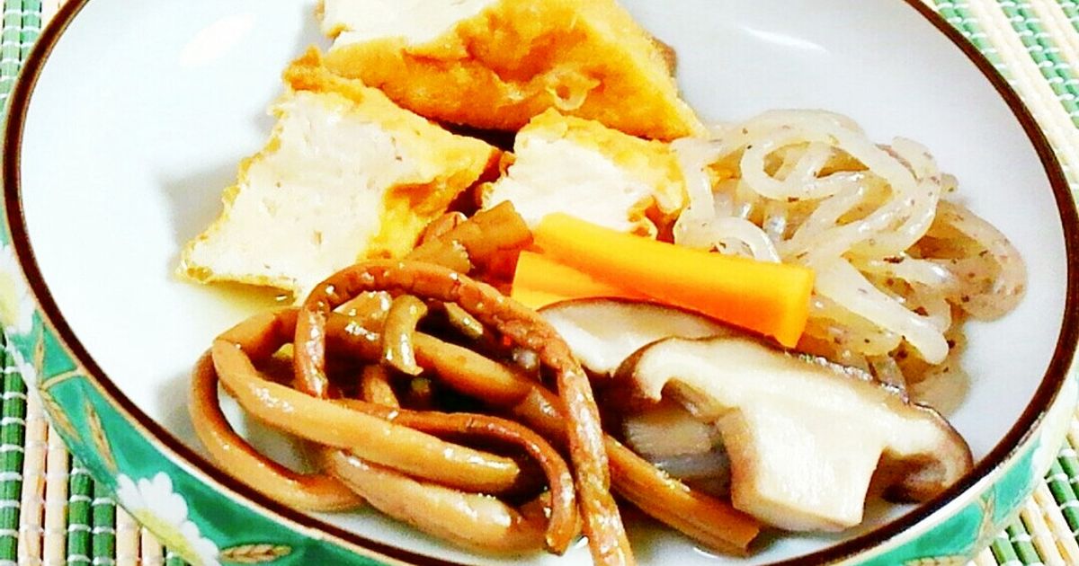 厚揚げとこんにゃくの田舎煮のレシピ・作り方 簡単＆時短- レタスクラブ