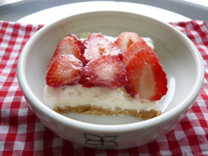 いちごのババロア - レシピナビ