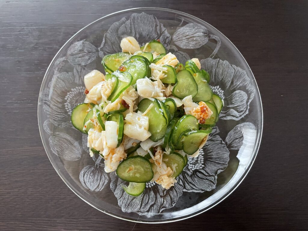 きゅうりのラー油冷しゃぶ