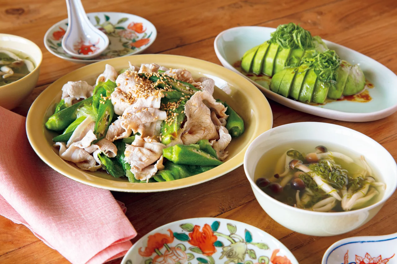 冷しゃぶがメイン・サラダの場合の献立 主菜・副菜・スープ レシピデリッシュキッチン