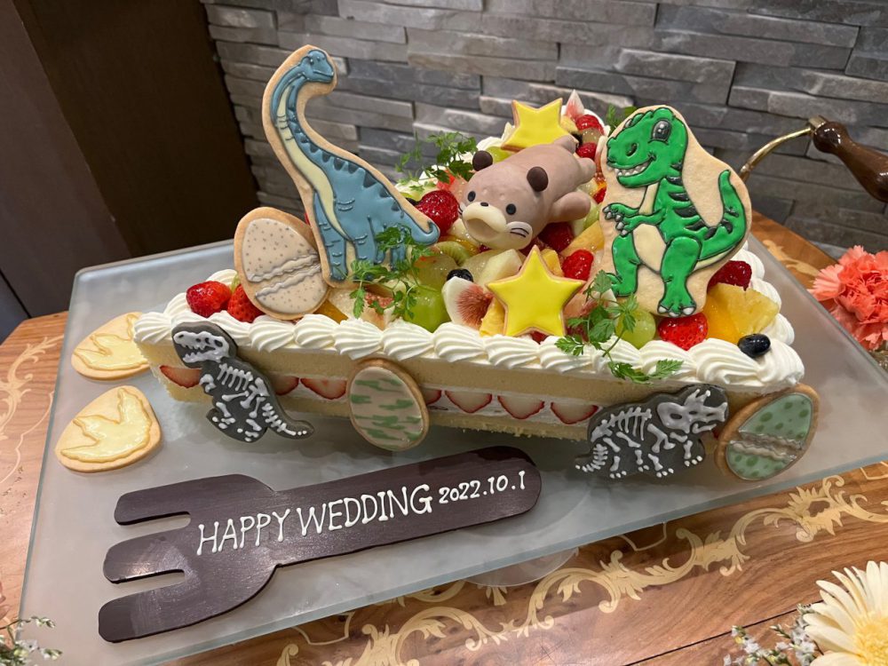 GallaRato リトルディノ バースデーケーキデコレーション 恐竜 エッグケーキトッパー 小さな恐竜 誕生日パーティー用品3つのレックスケーキデコレーション ピンク