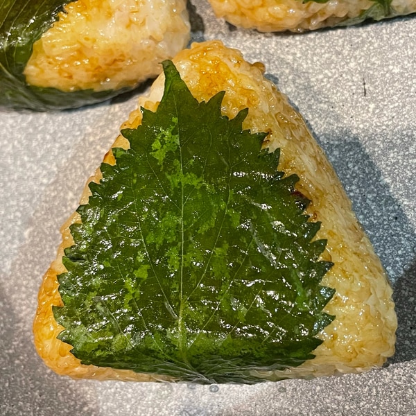 会津天宝 大葉みそで焼きおにぎり ふぅちゃんSnapdish スナップディッシュID:bW1mfa