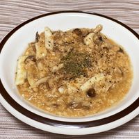 オートミールで！カボチャとキノコのリゾットケーキ♬Flussoフルッソ新感覚調味料と米粉のおやつ