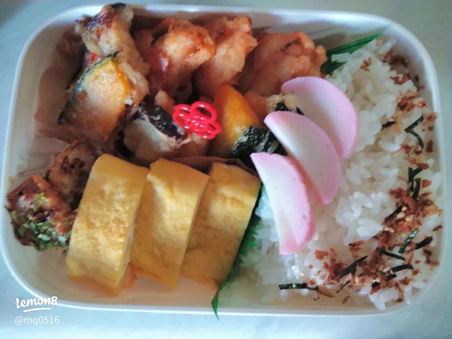 男子高校生のお弁当 簡単バースデーケーキ - めいの部屋ブログ