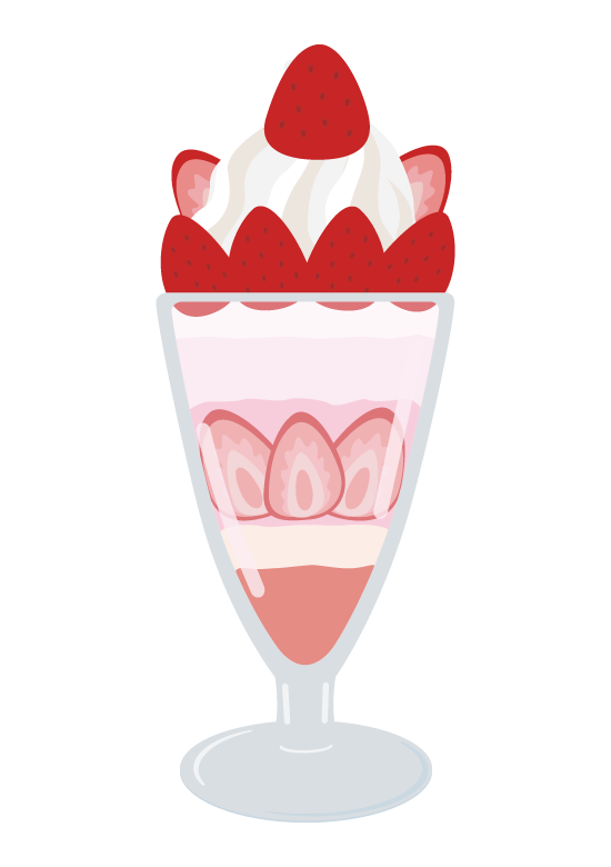 いちごパフェ イラスト素材6450667- フォトライブラリー photolibrary