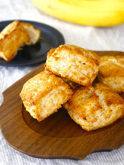 熟れすぎたバナナを消費する為に焼いた、米粉バナナケーキ！ななじまるの日記