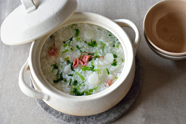 春の七草を使った、お正月疲れの胃を労るほっこりレシピオリーブノート公式 - カラダに美味しい、オイルのノート