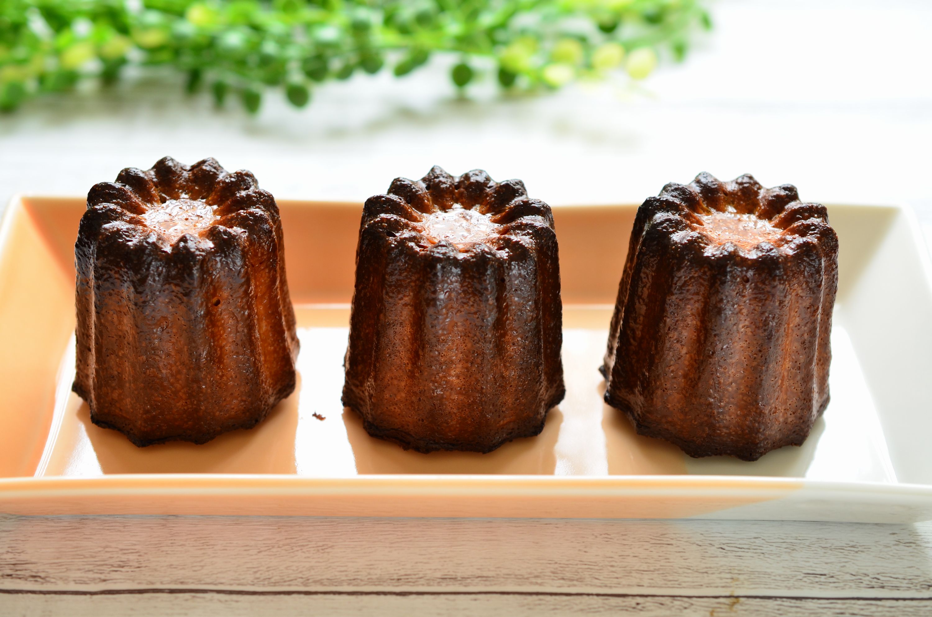セリアのシリコン型でミニカヌレ🧡,カヌレセリアcannelé