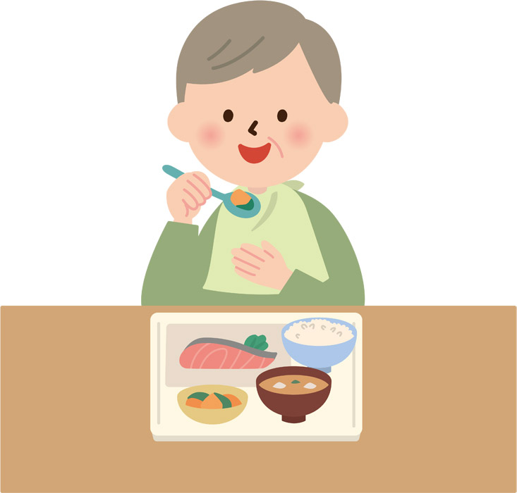 食事のイラスト 健康・医療無料イラスト・フリー素材