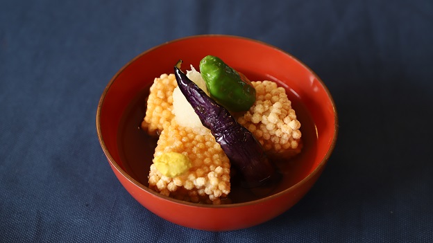 切り餅を干して、簡単あられ♪