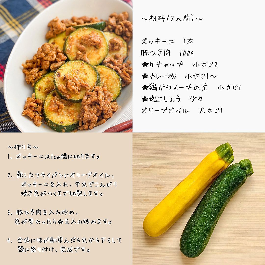 ウインナーとズッキーニのカレーピラフ風