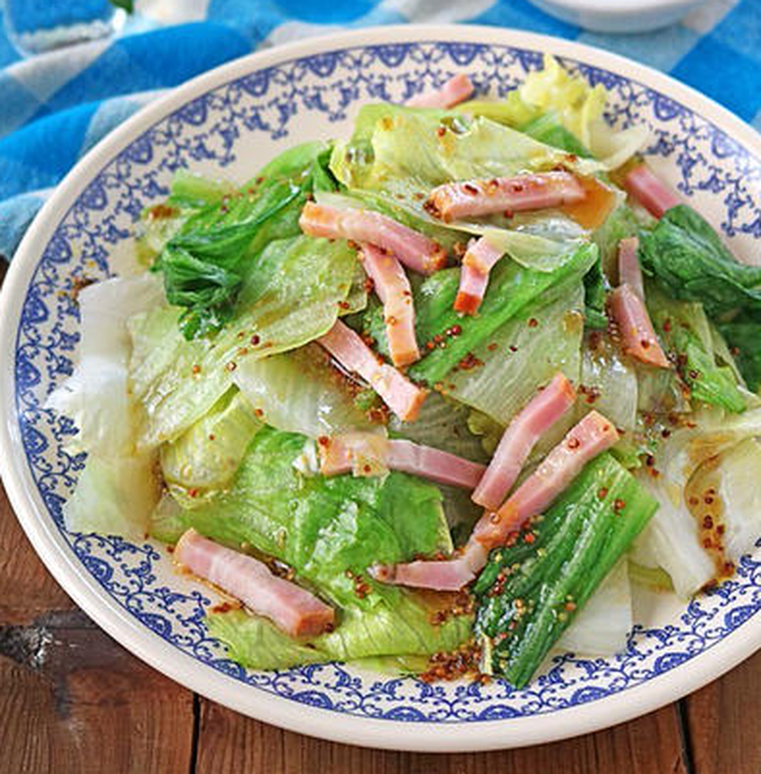 お弁当おかず★レタスの柚子胡椒あえ