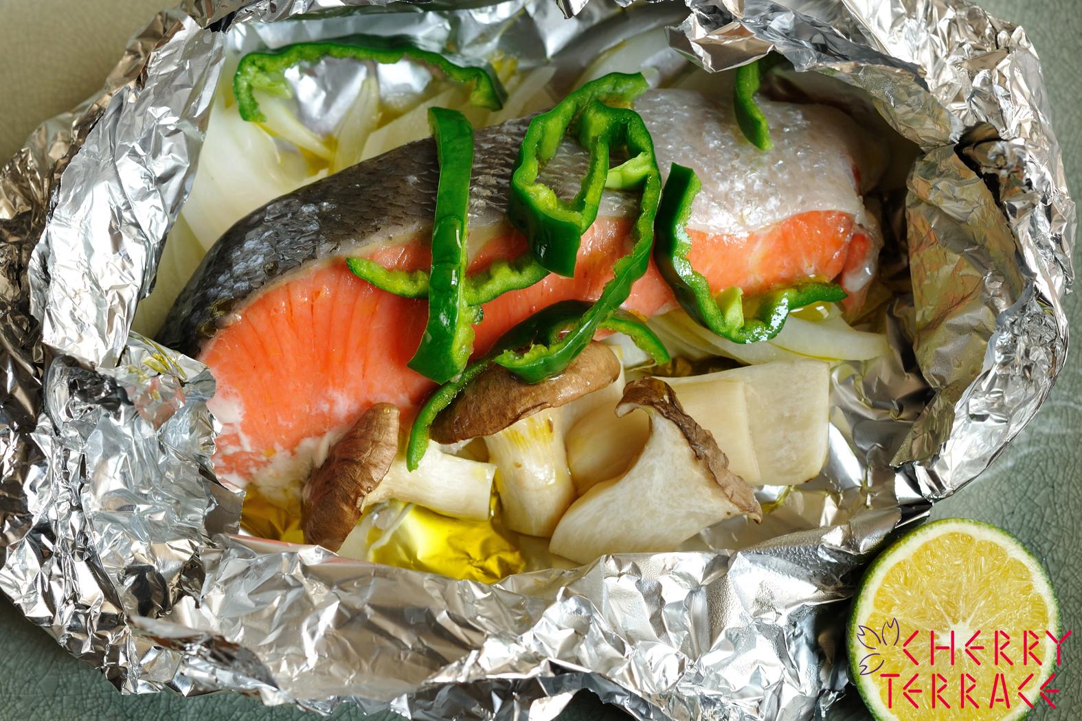 トースターでふっくら！ 鮭ホイル焼きのレシピセブンプレミアム公式