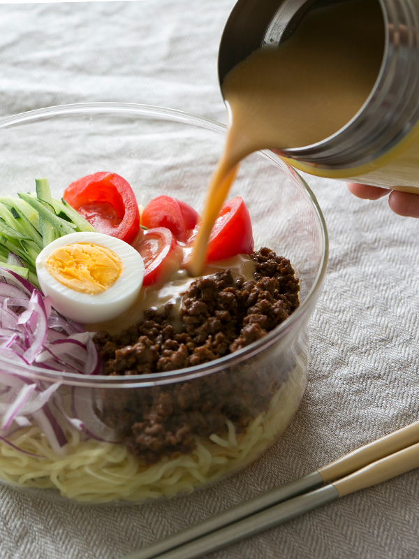 豆乳坦々そうめん