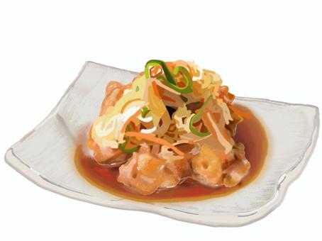 チキン南蛮 食べ物 無料イラスト素材Good