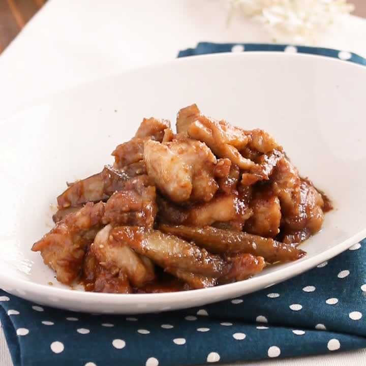 やさしい味わい鶏ごぼう煮