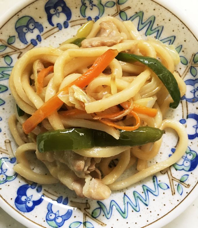 簡単♪醤油ベースの美味しい焼きうどん♡