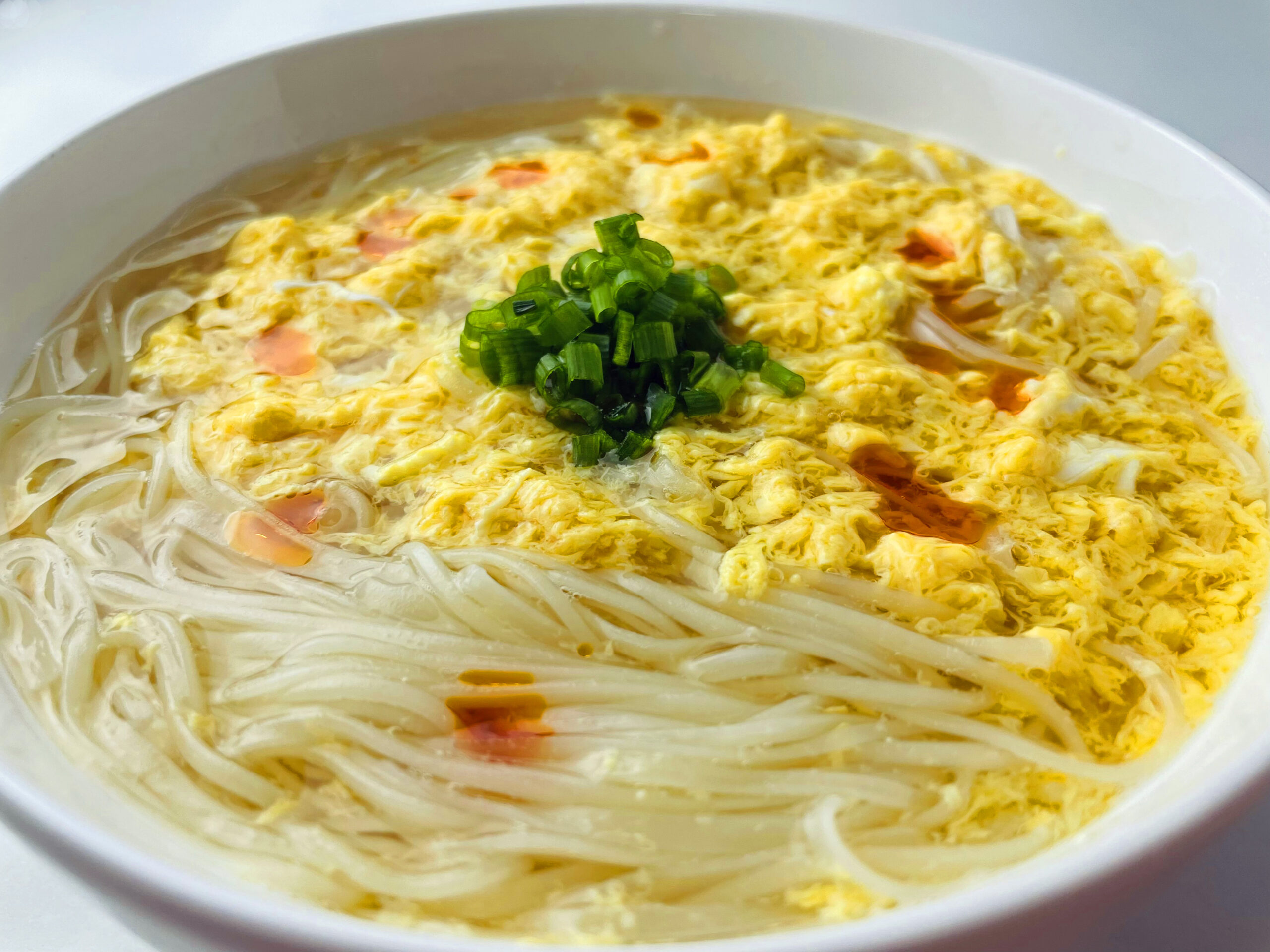 稲庭うどん 小川秋田県湯沢市稲庭そうめんレシピ！『ニラ玉にゅうめん』