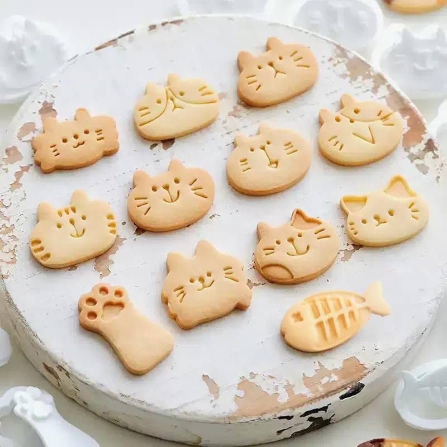 No.4301 どうぶつクッキー□可愛い動物の6種類の顔が描かれたクッキー商品ラインナップ業務用・量り売り用 菓子 卸 エースホームページ