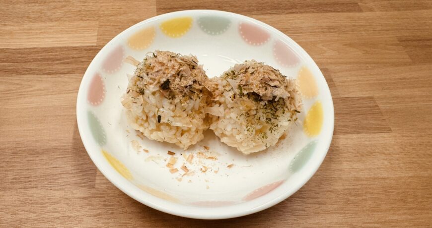 たこ焼き器で簡単 肉巻きおにぎり